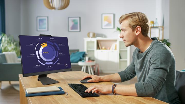 Produktbild ASUS Zen AiO 24 (Intel Core 3 100U, 8 GB, 512 GB, Intel Arc Graphics)