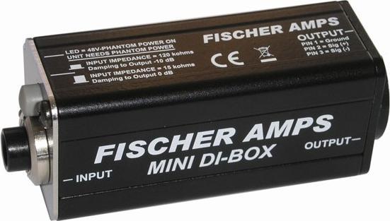 Actual product image Fischer Amps Mini DI Box