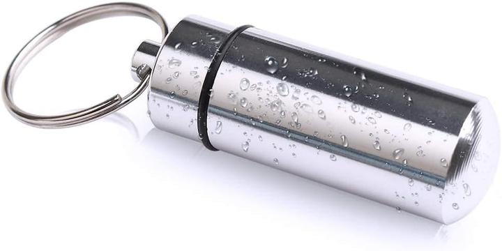 Actual product image ASMI Great pillbox with key ring