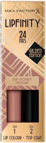 Actual product image Max Factor Lipfinity 24HRS Lip Colour (008 Honey Dream)