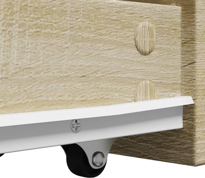 Produktbild VidaXL Badschrank Schmal mit Rollen (22 x 41 x 135 cm)