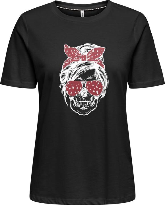 Only Onlstella Life S/S Skull Top Cs Jrs (XL)
