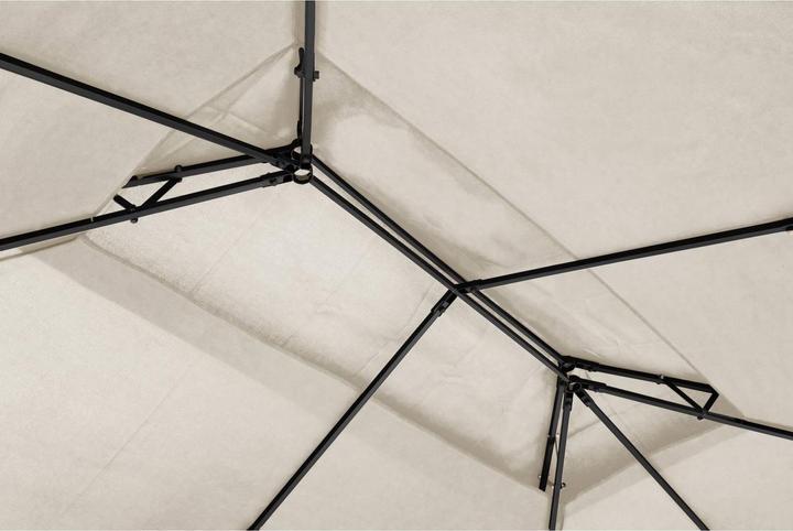 Actual product image Uniprodo Patio Gazebo - 3 x 4 m - 160 g/m² - cream (394 cm, 294 cm)