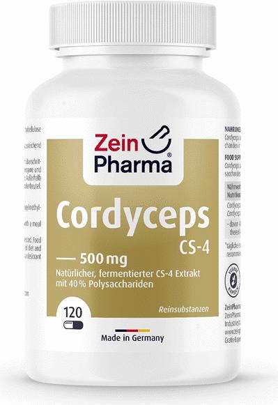 Actual product image Zein Pharma Cordyceps CS-4 (120 Piece, Capsules)