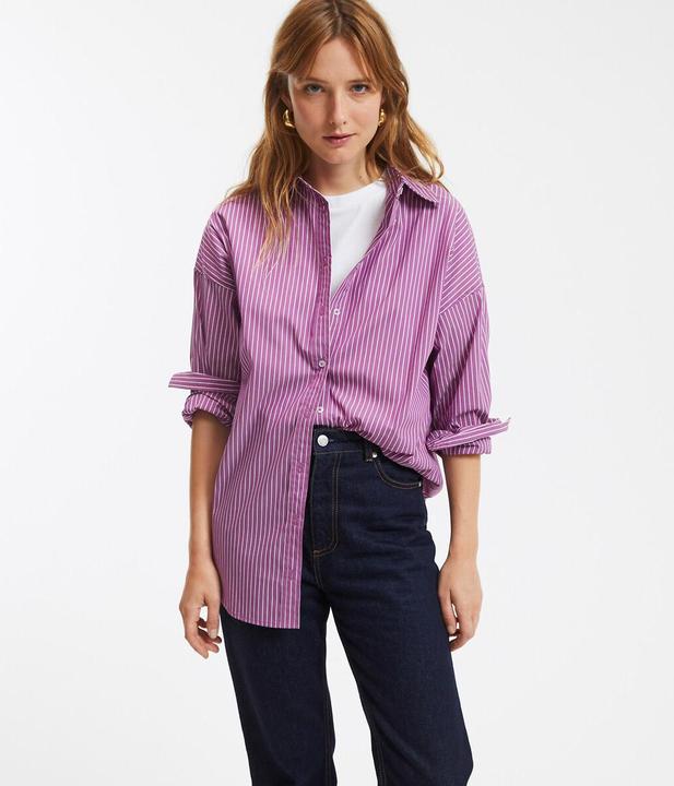 Produktbild La Redoute Collections Weite Hemdbluse mit Streifen Signature APOLLINE (38)