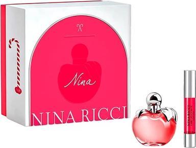 Nina Ricci Les Belles Eau De Toilette Set 80ml with 10ml Roller (Fragrance set)