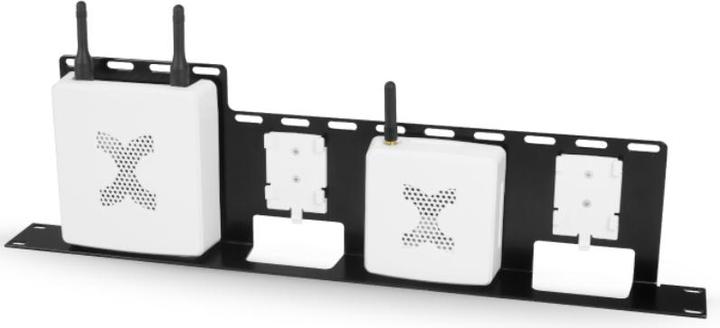 Produktbild Kentix 19" Rack-Einbaurahmen für Geräte KAM, KMS, KXP, KPM, schwarz