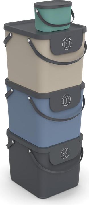 Image du produit Rotho Bac de recyclage Albula 126 l, Multicolore (74 l)