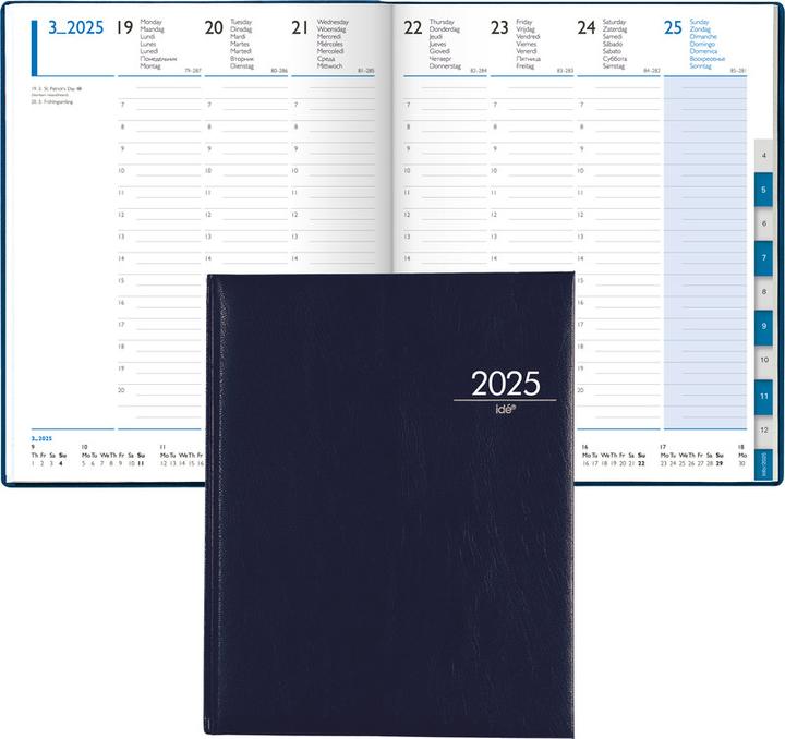 Actual product image Simplex Agenda commercial TM Manager timer 52 Z (A4, German, English, Italian, French, Czech, Dutch, Polish, Russian)