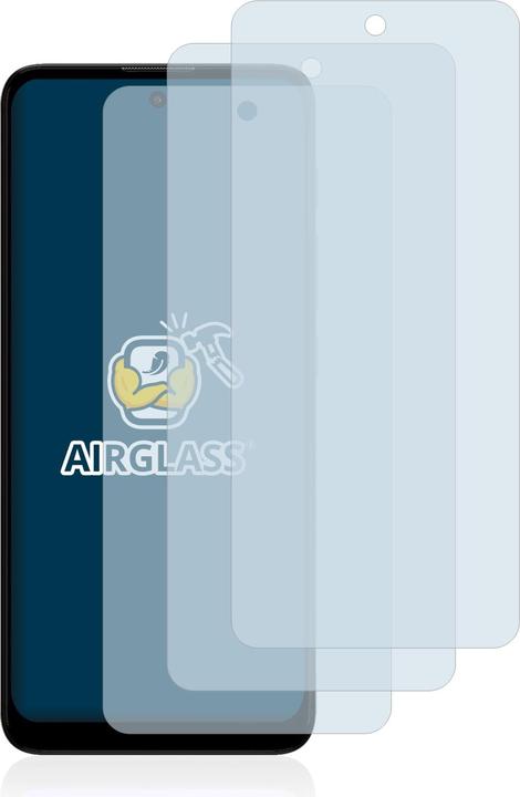 Produktbild BROTECT AirGlass Panzerglasfolie (3 Stück, Motorola Moto E40)