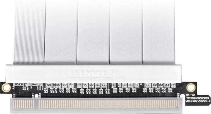 Produktbild Lian-Li PW-PCIV-4-90W PCIe 4.0 Riser Kabel - 900mm, weiss