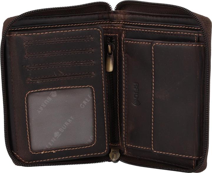Immagine prodotto Greenburry Portafoglio Tornado con protezione RFID in pelle 10 cm