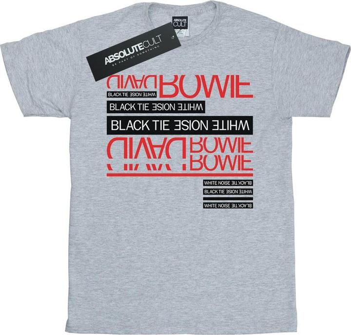 Produktbild David Bowie Black Tie White Noise Boyfriend Fit TShirt (M)