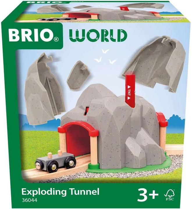 Produktbild Ravensburger BRIO World - 36044 Tunnel mit Sprengfunktion | Zugset für Kinder ab 3 Jahren