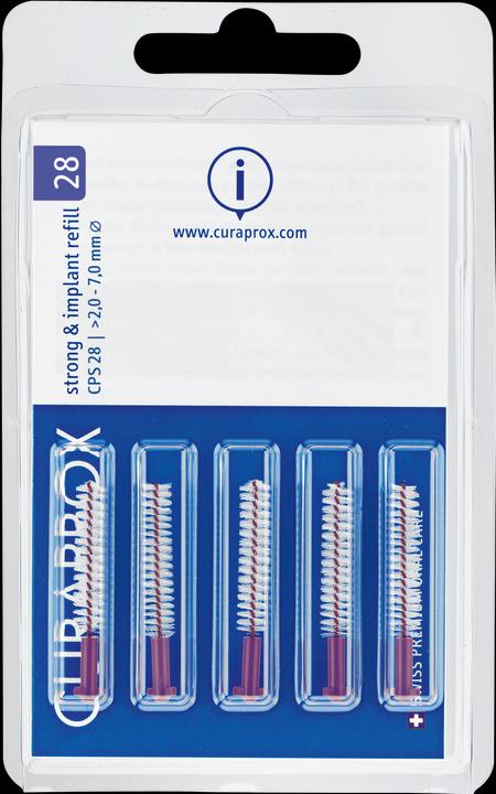 Curaprox CPS 28 Implant Bürste violett 5 Stk (5 x, 5 mm)