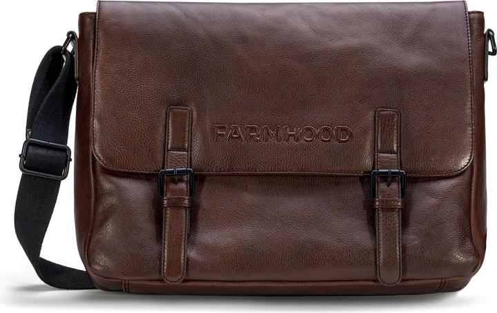 Farmhood Memphis Aktentaschen Messenger Leder 38 cm Laptopfach