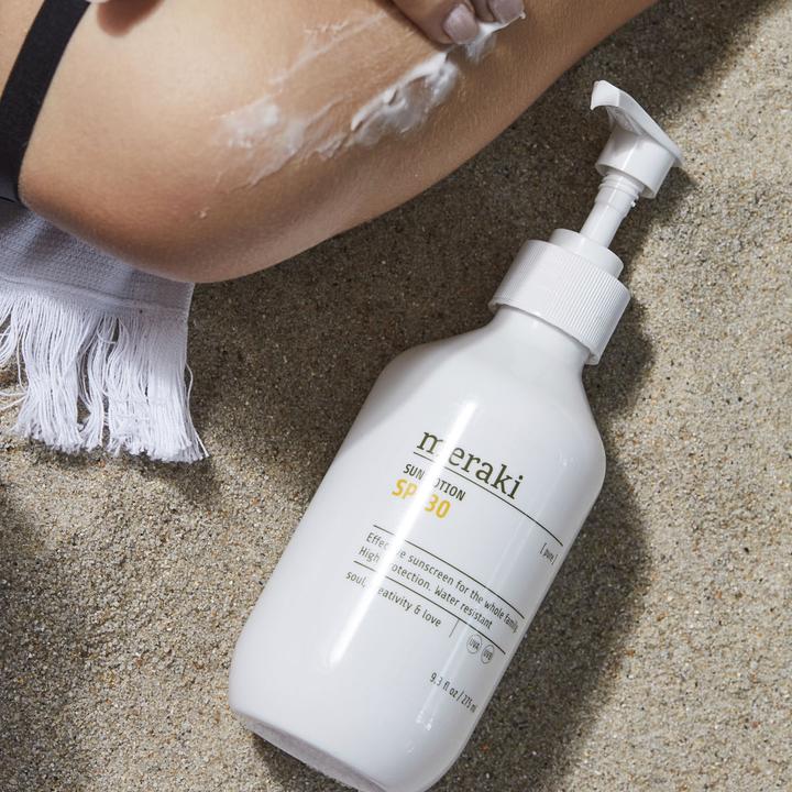 Actual product image Meraki Sunscreen, Pure (Suntan cream, SPF 30, 576 ml, 280 g)