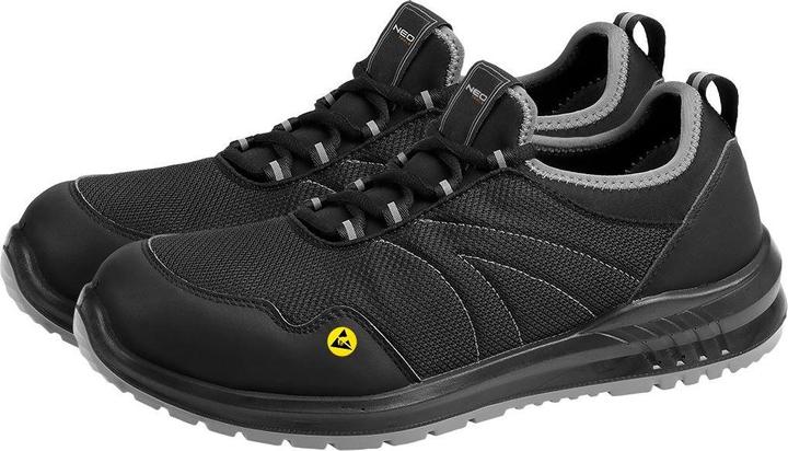 Produktbild No Name Arbeitsschuhe S1PL SR ESD Zehenschutzkappe aus Verbundwerkstoff Kevlar-Einlegesohle Grösse 44 (44)