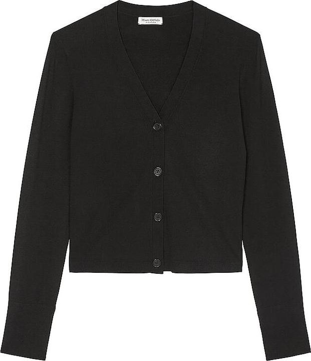 Marc O'Polo Long Sleeve Cardigan V-Neck Black