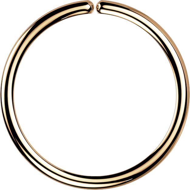 Star Piercing Micro Piercing Ring rosegold mit Titanium Beschichtung (ohne Messing, Chirurgenstahl 316L)