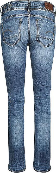 Produktbild G-Star Midge Zip Mid Straight Jeans medium indigo aged (W24/L32)