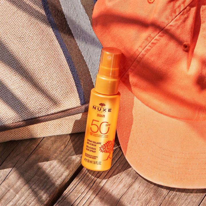 Productafbeelding Nuxe Zonbeschermingsfactor 50 Sol Visage & Corps HP (Zonnebrandspray, SPF 50, 50 ml, 69 g)