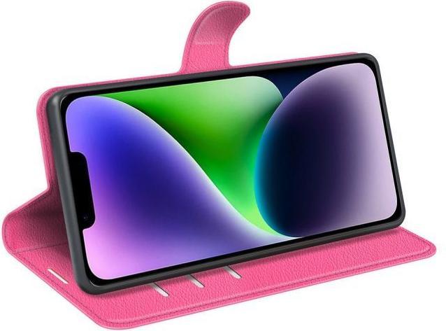 Produktbild MU Classic Litchi Leder Bookcover Series (Apple iPhone 15)