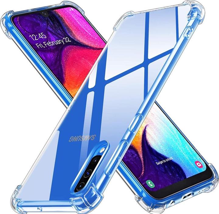 Screenguard Samsung Galaxy A50 Hülle Crystal Soft Airbag Bumper (Samsung Galaxy A50)