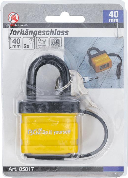 Productafbeelding BGS Hangslot | 40 mm | waterafstotend
