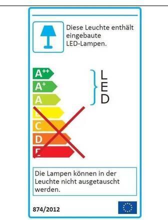 Energy Label Paulmann Solar table lamp Soala (320 lm)