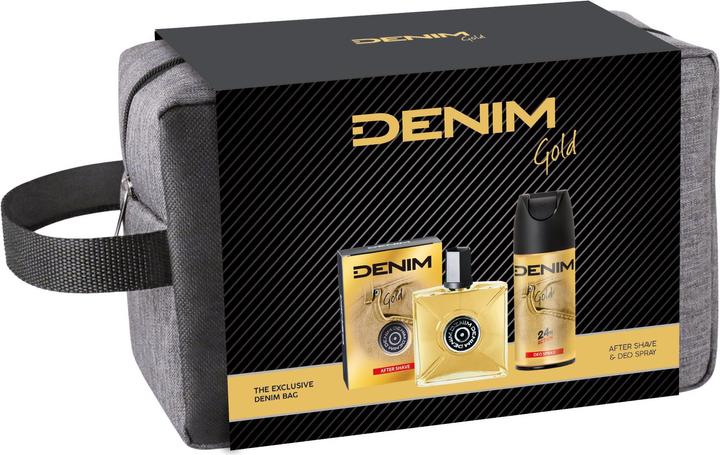 Denim Geschenkset Gold 2-teilig (Körperpflegeset)