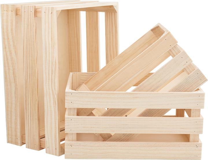 Image du produit VBS Caisses en bois/fruits (40 x 30 x 19.5 cm)