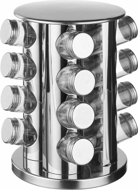 Produktbild 5Five Drehbarer Gewürzständer aus Edelstahl - 16 Gläser