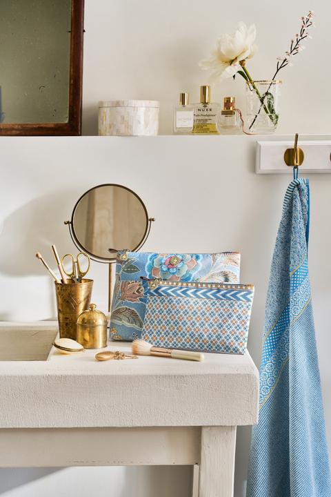 Immagine prodotto PIP Studio Caryn Kosmetiktasche Kombi Matata blau 26x7.5x18cm/22x1x13cm