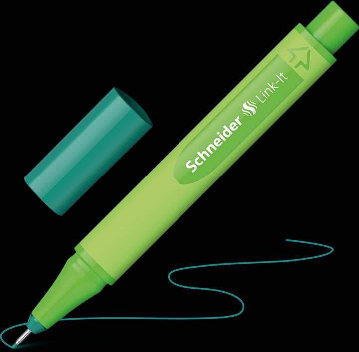 Productafbeelding Schneider Fineliner Link-It - Turquoise (Turkoois, 10 x)