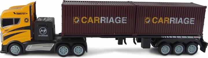 Immagine prodotto Amewi Semirimorchio con rimorchio per container 1:16, RTR (RTR pronto all'uso)