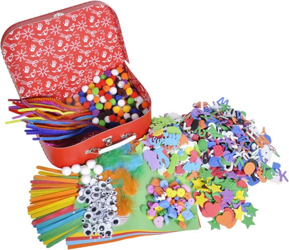 Actual product image Knorrtoys Bastelkoffer - "Creative case"/1500-tlg.