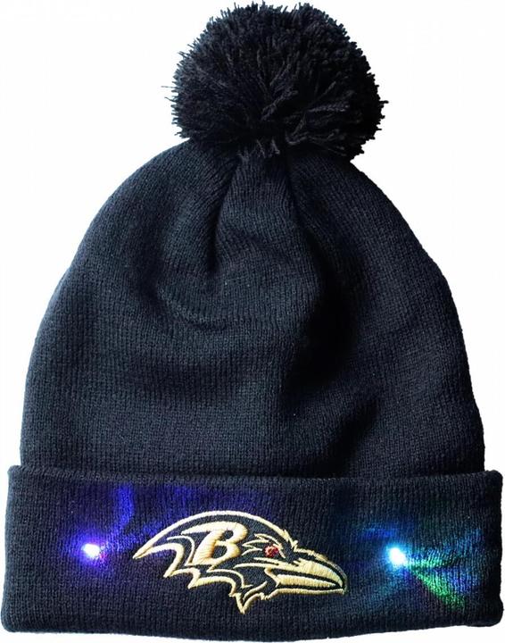 Actual product image Foco Baltimore Ravens - NFL - Light Up Beanie - Black