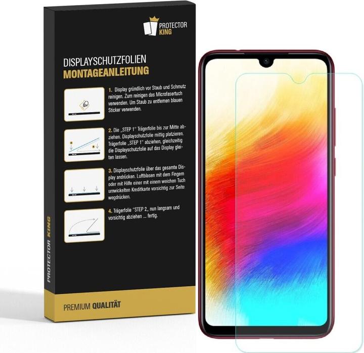 Produktbild Protectorking 2x Panzerfolie Anti-Shock HD Klar (2 Stück, Xiaomi Redmi Note 7)