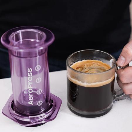 Produktbild Aeropress Clear Purple - Lila Kaffeemaschine