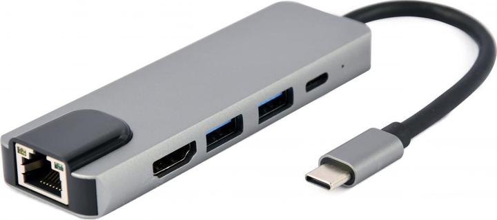 Produktbild Gembird Multi-Port Adapter (USB-C, 5 Ports)
