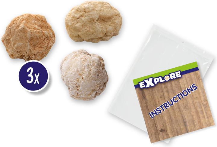 Image du produit Ses Explorez les géodes brisées ouvertes