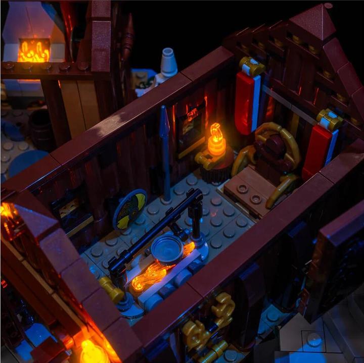 Produktbild Light my bricks LED Licht Set für LEGO® 21343 Wikingerdorf