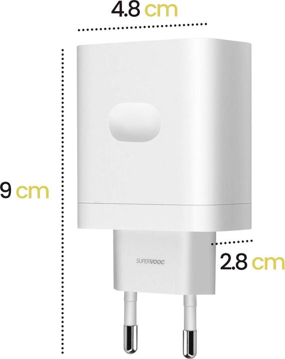 Actual product image OPPO SuperVOOC 33W SuperVOOC Charger (33 W)