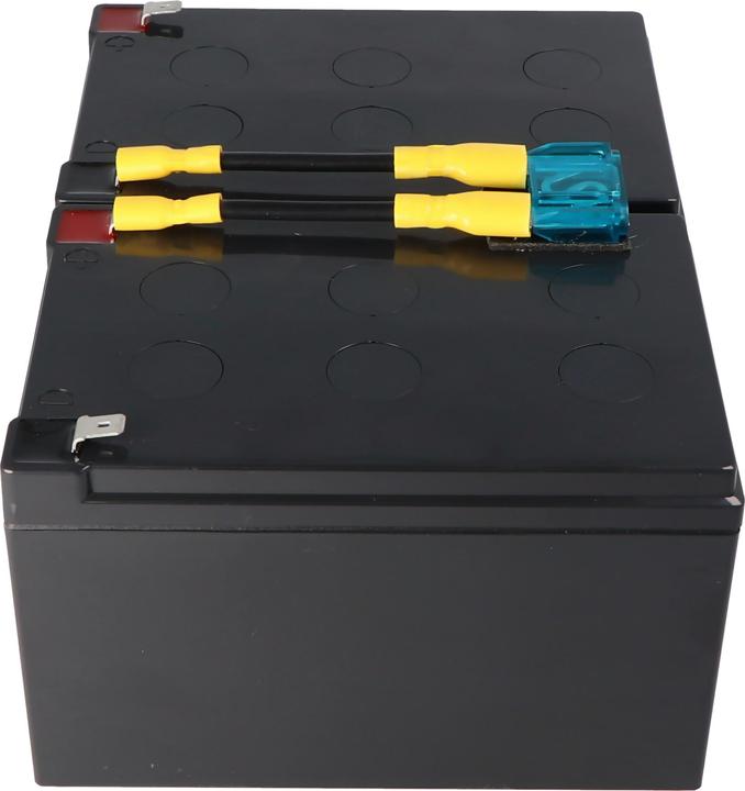 Produktbild CSB Akku passend für APC Ersatzbatterie Nr. 6 APC-RBC6, SCD6 Ersatzbatterie vormontiert mit Kabel un