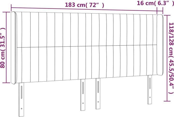 Produktbild VidaXL Lilyana (183 x 16 x 128 cm)