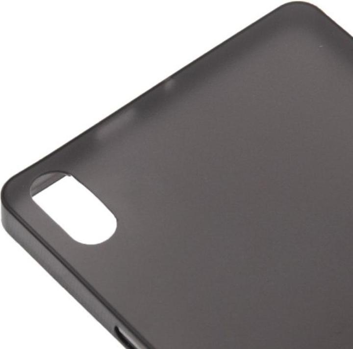 Produktbild König Design Schutzhülle Case Ultra Dünn 0,3mm für Handy Huawei Ascend P6 Schwarz Transparent (Huawei Ascend P6)