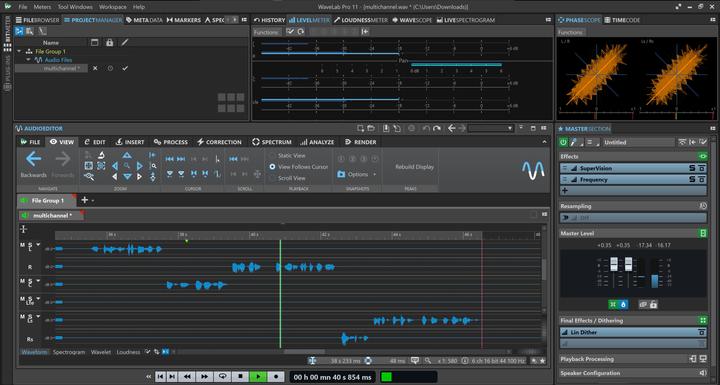 Image du produit Steinberg Wavelab Pro 11.1 (1 Utilisateur, Illimité)