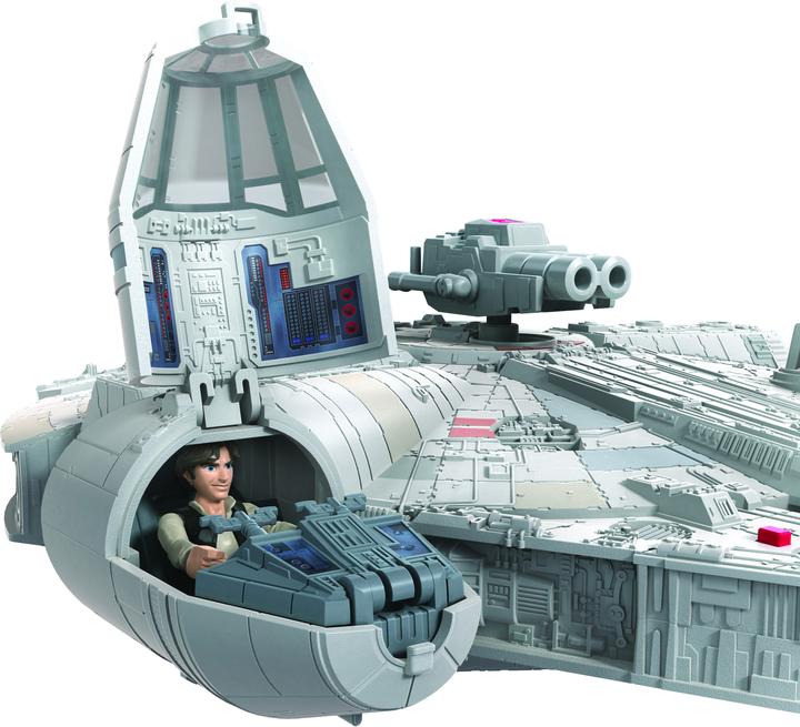Actual product image Hasbro Star Wars Mission Fleet Han Solo Millennium Falcon