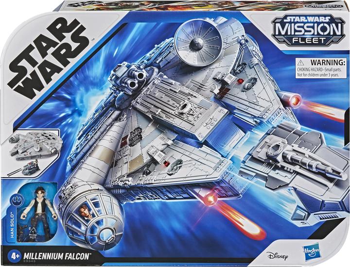 Actual product image Hasbro Star Wars Mission Fleet Han Solo Millennium Falcon